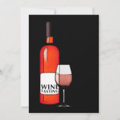 invitation à la dégustation de vin (Devant)
