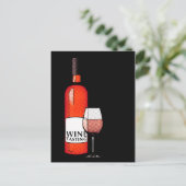 invitation à la dégustation de vin (Debout devant)