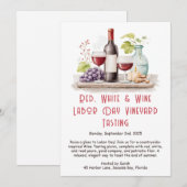 Invitation à la dégustation de vin de la fête du T (Devant / Derrière)