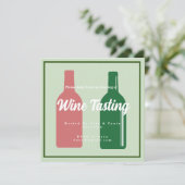 Invitation à la dégustation de vins (Debout devant)