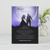 Invitation à la demande de Fête de l'mariée pour u (Debout devant)