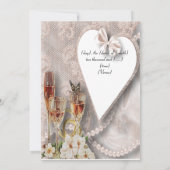 Invitation à la dentelle et aux coeurs (Dos)