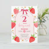 Invitation à la deuxième fête d'anniversaire de Da (Debout devant)