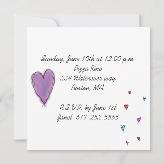 invitation à la douche (Dos)