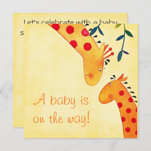 invitation à la douche (Devant / Derrière)