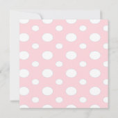 Invitation à la douche à broche à couches pour fil (Dos)