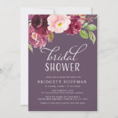 Invitation à la douche à fleurs de Bourgogne (Devant)