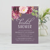 Invitation à la douche à fleurs de Bourgogne (Debout devant)