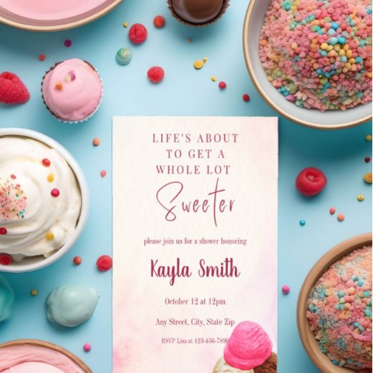 Invitation à la douche à glace