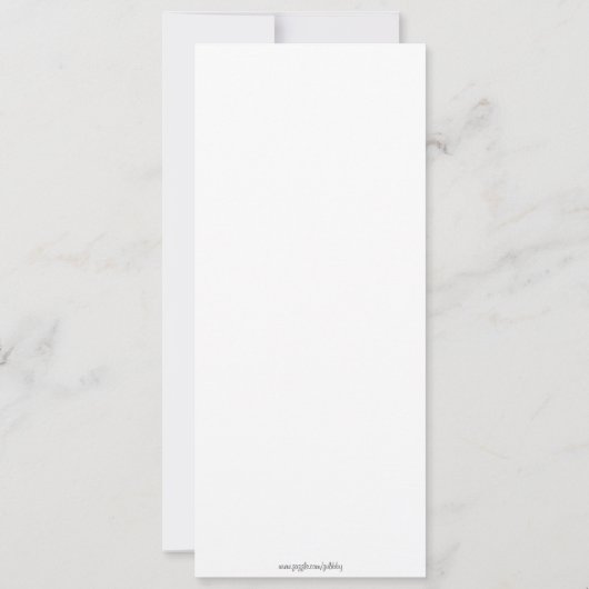 Invitation à la douche à la bouteille de bébé (Dos)