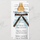 Invitation à la douche à la bouteille de bébé (Devant / Derrière)