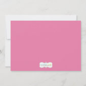 Invitation à la douche à l'eau de pluie pour bébés (Dos)