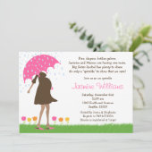 Invitation à la douche à l'eau de pluie pour bébés (Debout devant)