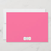 Invitation à la douche à l'eau de pluie pour bébés (Dos)