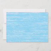 Invitation à la douche à l'horloge (Dos)