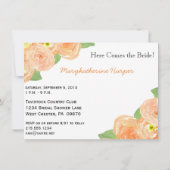 Invitation à la douche Abstraite de la marée (Dos)