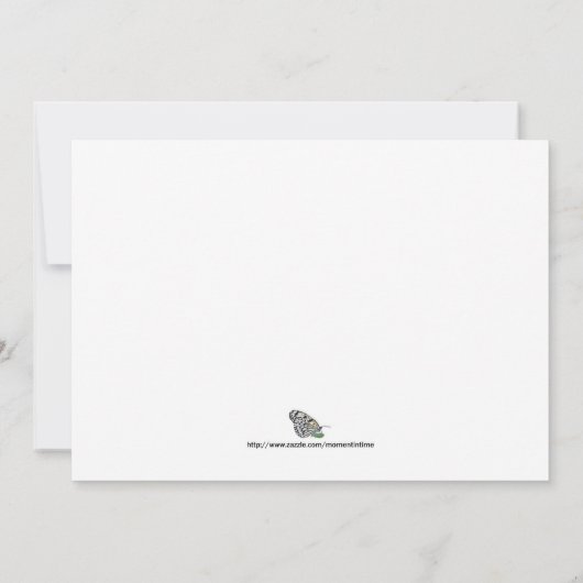 Invitation à la douche avec gâteau Mariage (Dos)