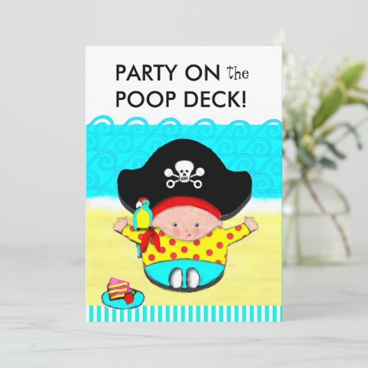 invitation à la douche bébé (Debout devant)