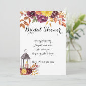 INVITATION À LA DOUCHE BRIDALE, CHUTE ET INVITATIO (Debout devant)