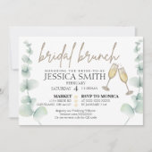 Invitation à la douche Brunch nuptiale (Devant)