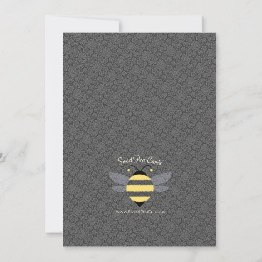 Invitation à la douche d'abeilles (Dos)
