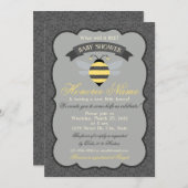 Invitation à la douche d'abeilles (Devant / Derrière)