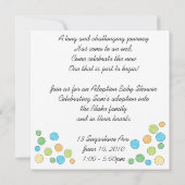 invitation à la douche d'adoption (Dos)