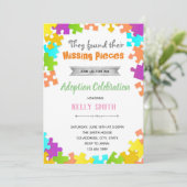 Invitation à la douche d'anniversaire pour l'adopt (Debout devant)