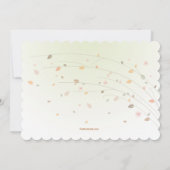 Invitation à la douche d'automne (Dos)