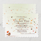 Invitation à la douche d'automne (Devant / Derrière)