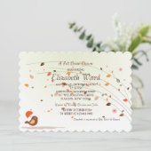 Invitation à la douche d'automne (Debout devant)