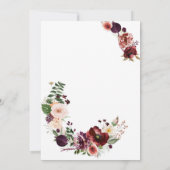 Invitation à la douche d'automne de la marée (Dos)