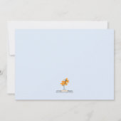 Invitation à la douche de bébé garçon de race (Dos)