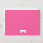 Invitation à la douche de bébé saupoudrée pour une (Dos)