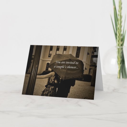 Invitation à la douche de couple (Devant)
