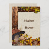 Invitation à la douche de cuisine (Devant / Derrière)