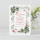 Invitation à la douche de décembre (Debout devant)