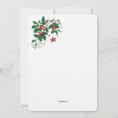 Invitation à la douche de décembre (Dos)