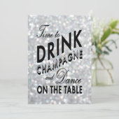 Invitation à la douche de Hollywood Glam Couple (Debout devant)