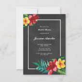 Invitation à la douche de la marée de Chalkboard (Devant)