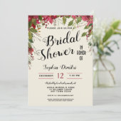 Invitation à la douche de la marée de Noël (Debout devant)