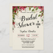 Invitation à la douche de la marée de Noël (Devant / Derrière)