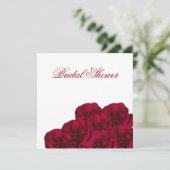 Invitation à la douche de la marée de Red Roses (Debout devant)