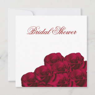 Invitation à la douche de la marée de Red Roses