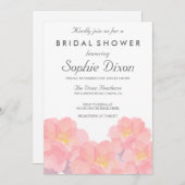 Invitation à la douche de la marée rose hawaïenne (Devant / Derrière)