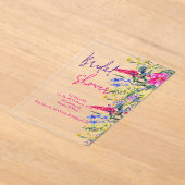 Invitation à la douche de la mariée botanique (Poser)