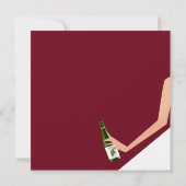 Invitation à la douche de la mariée de Bourgogne (Dos)