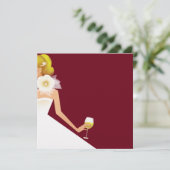 Invitation à la douche de la mariée de Bourgogne (Debout devant)