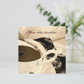 Invitation à la douche de la mariée pour le thé (Debout devant)