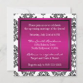 Invitation à la douche de la reine (Dos)